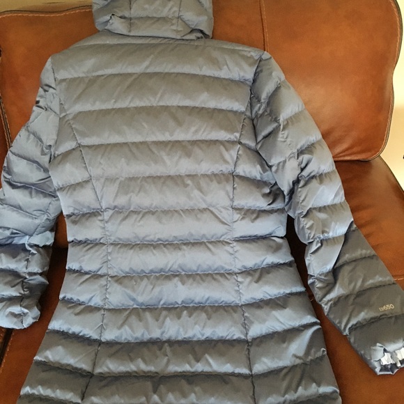 Eddie Bauer New CirrusLite 2.0 Down Parka Puffer XS Dusty Denim Blue - Picture 7 of 13